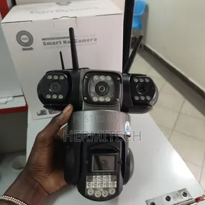 Electric Triple Lens 4g Electric Model CCTV Outdoor Cameras