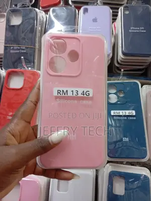 Silicone Case for the Xiaomi Redmi Note 13 4g Smartphone.