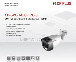 Cp Plus 5mp Full-Color Guard+ Dome Camera - 20mtr.