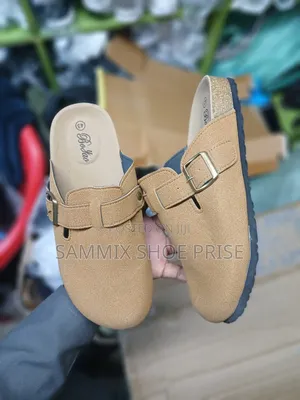 Suede Clogs Brown