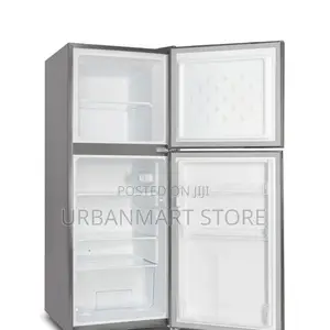 Volsmart 118 Litres Double Door Refrigerator Silver Finish