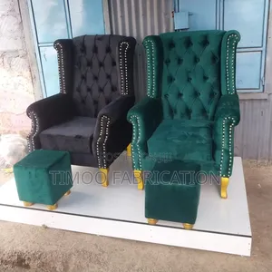 King Seats With Platform Black And Green