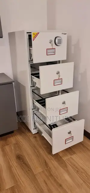 Storage Units; Heavy Metallic 270kgs Executive Cabinet Safe