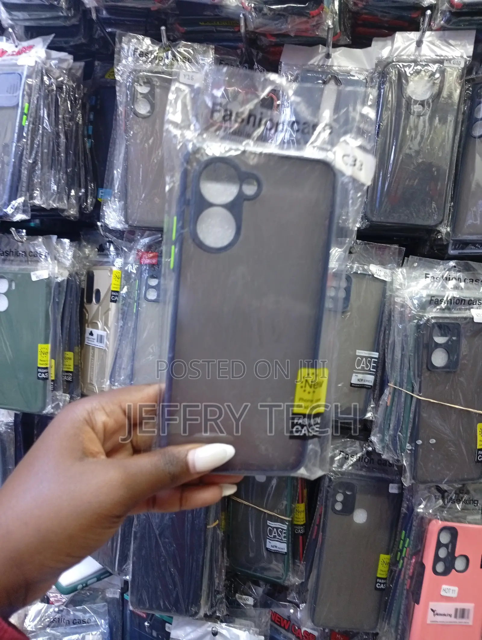 Matte-Finish Rubberized Shockproof Phone Case