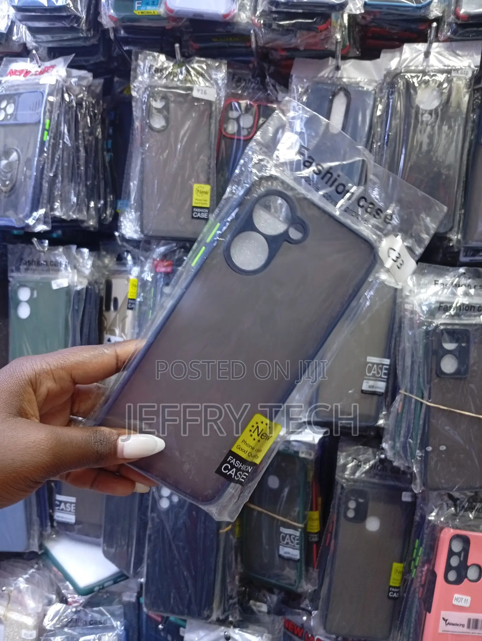Matte-Finish Rubberized Shockproof Phone Case