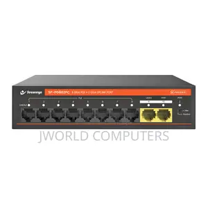 Secureye 8 Port Gigabit Poe + 2ge Uplink Switch