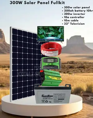 300w Solar Panel Full Kit