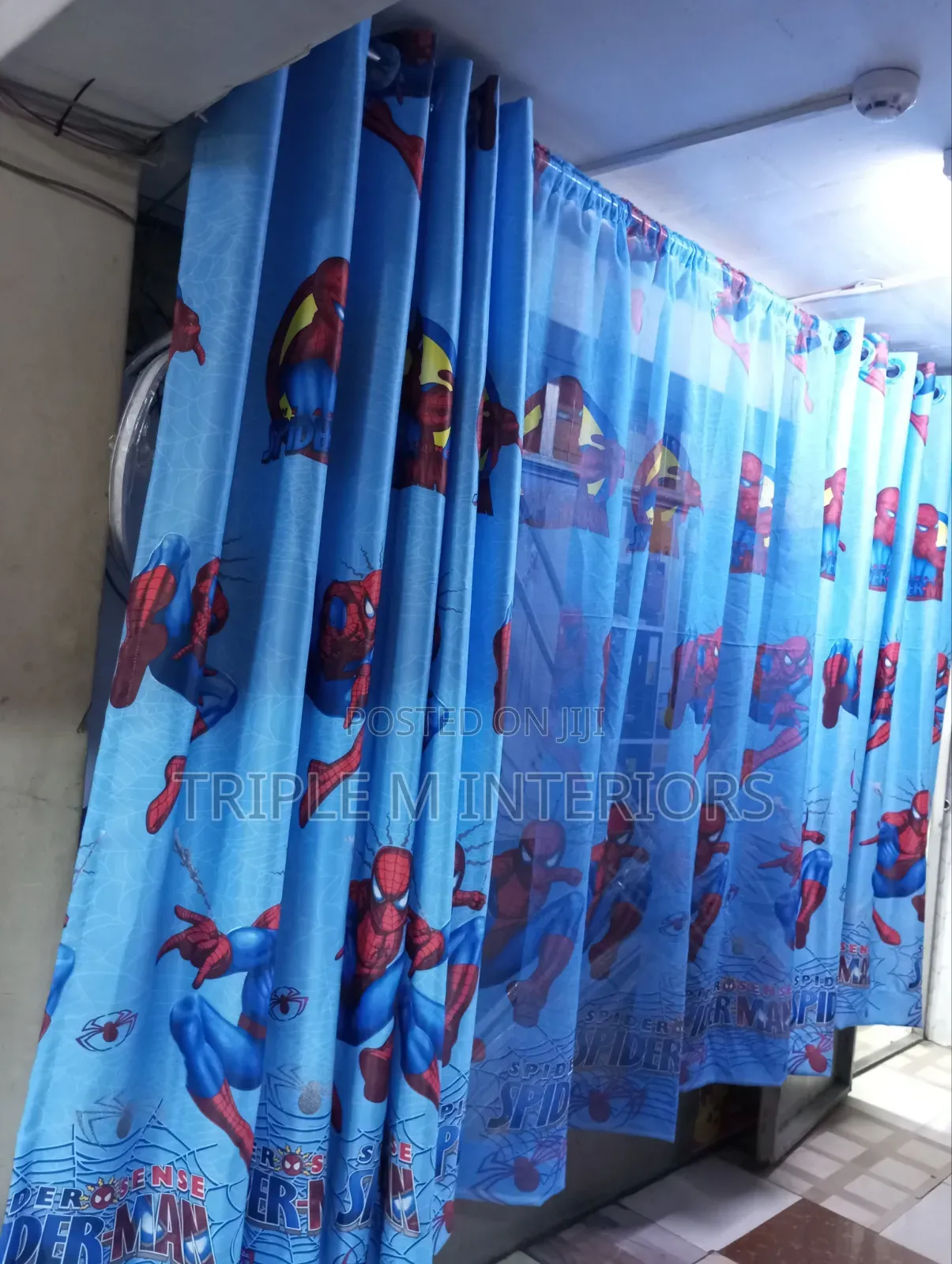Superhero Inspired Curtains