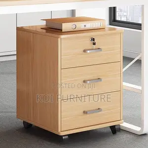 Office Cabinets; Filing Cabinet With Lockable Drawers Rolling Caster
