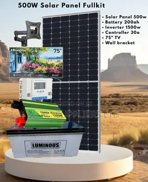 500w Solar Panel Full Kit