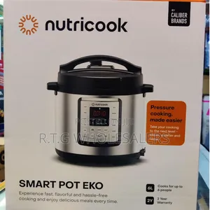 Nutricook 6l Electric Pressure Cooker Stainless Steel