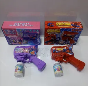 Battery-Powered Bubble Gun
