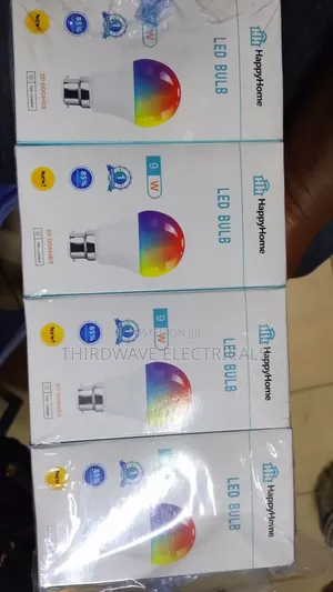 Quality 7 Colours Happyhome 9w Smart Led Bulb Light With RGB Jf3