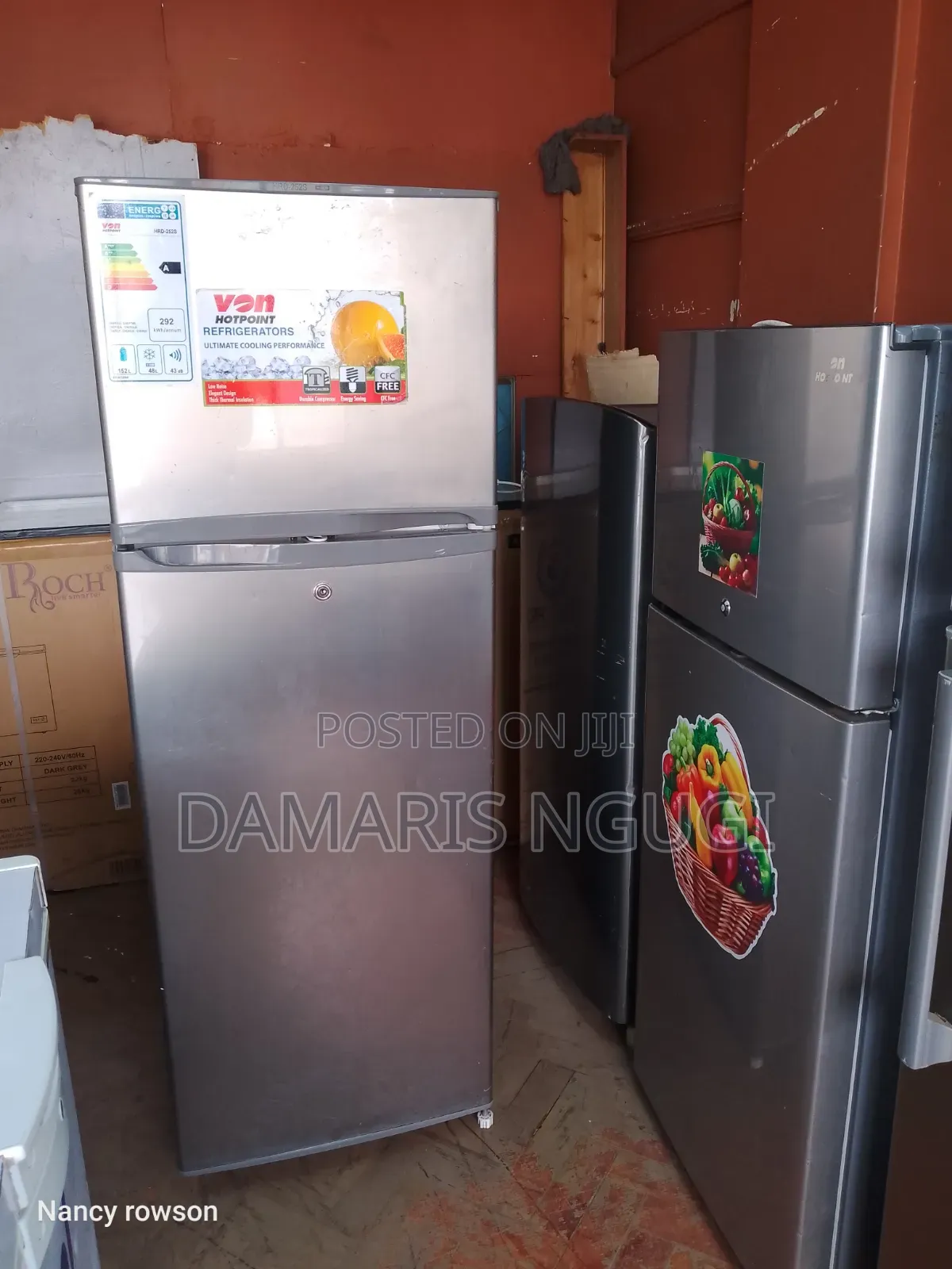 Von Hotpoint Double Door Fridge