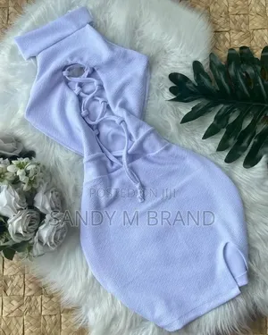 Elegant Bodycon Lace-Up Mini Dress