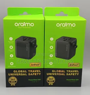 Oraimo Poweromni 251 2500w Multi-Plug Travel Converter