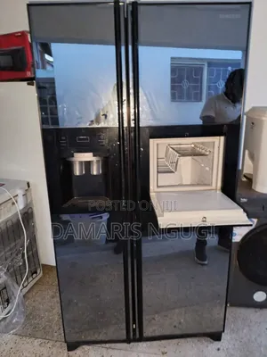 Black Side by Side Refrigerator
