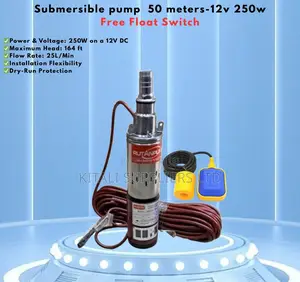 Rutanpump 12v 250w Submersible Solar Water Pump