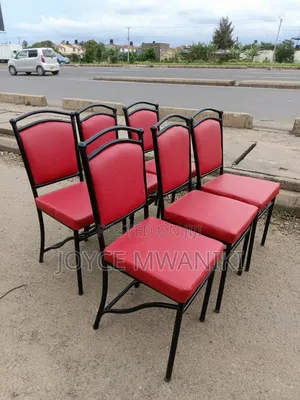 Hotel/ Restaurant Black and Red Balls Chairs