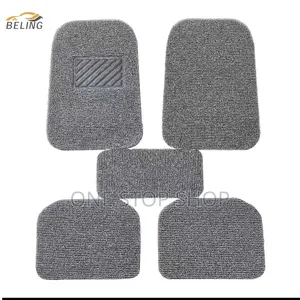 5pc Grey Woolen Washable Car Mats