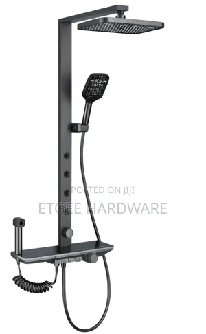 Master Shower Mixer Big Grey
