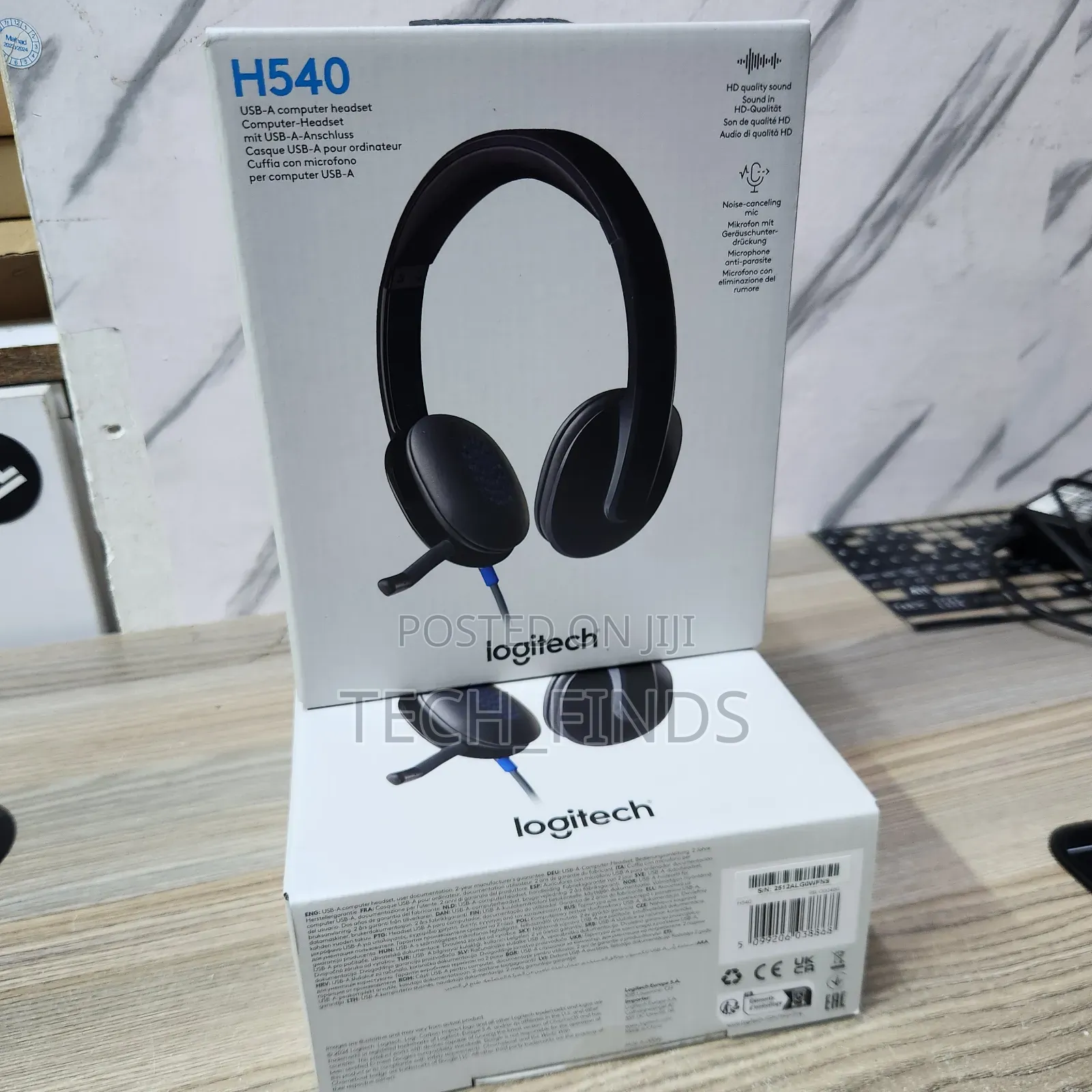 Logitech Usb Headset H540 for Windows and Mac