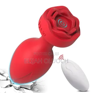 *Rose Toy Anal Vibrator Dildo Butt Plug Vibrator Sex Toys