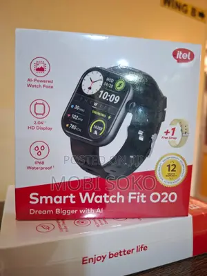 Itel Smart Watch Fit 020 Isw-020, Ip68 With Replaceable Straps