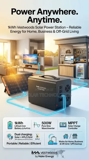 1kwh Vestwood All in One Storage Backup System