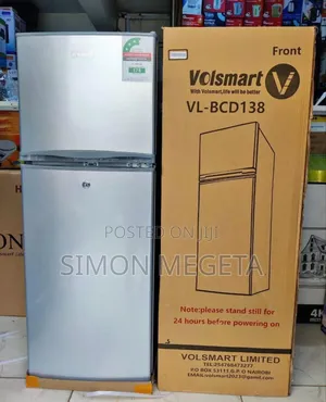 Volsmart 138l Double Door Fridge –Efficient Reliable (Vl-Bcd138