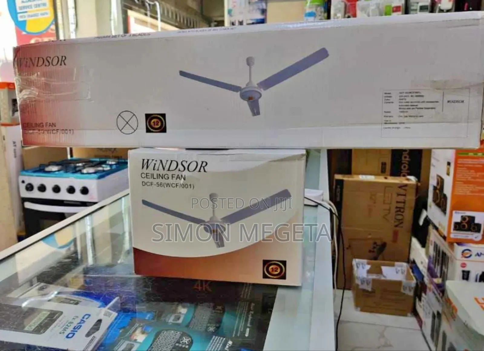 Windsor 56” Ceiling Fan – Powerful, Silent Performance (Dcf-56 Wcf002)