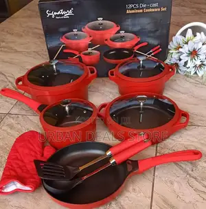 Signature 12pieces Die-Cast Nonstick Cookware Set