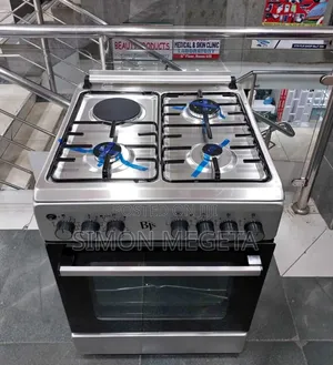 BJS 60x60 Standing Cooker – Full Gas, Oven Grill Combo