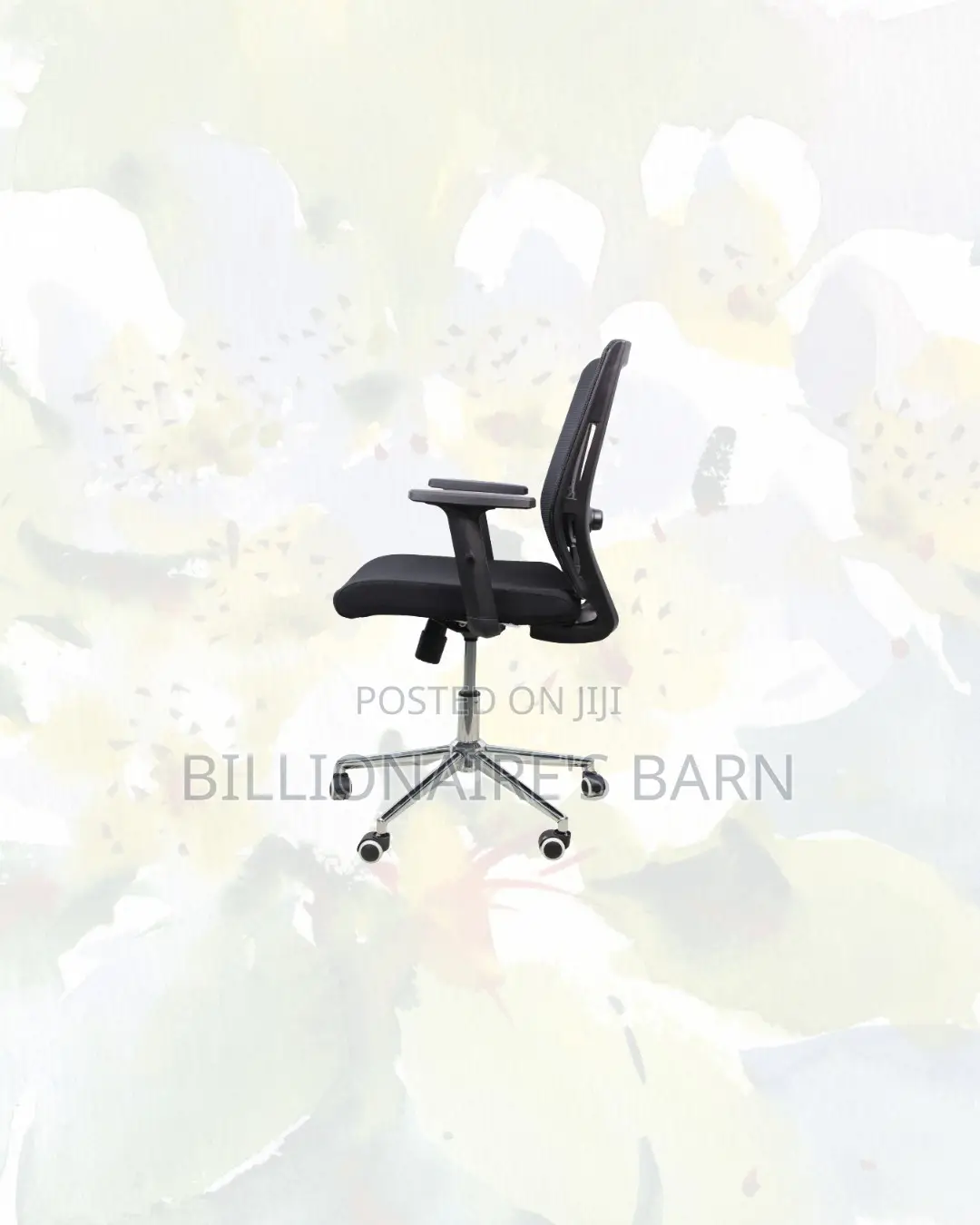 The Barn Origin Chair Mid Back Chrome Base Ergonomic Seating