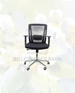 The Barn Origin Chair Mid Back Chrome Base Ergonomic Seating