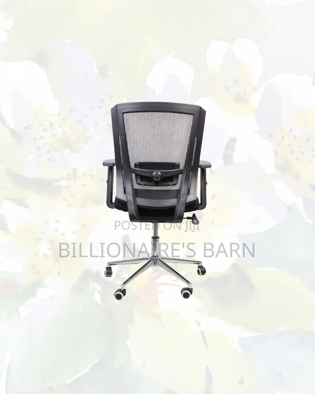 The Barn Origin Chair Mid Back Chrome Base Ergonomic Seating