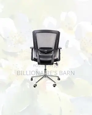 The Barn Origin Chair Mid Back Chrome Base Ergonomic Seating