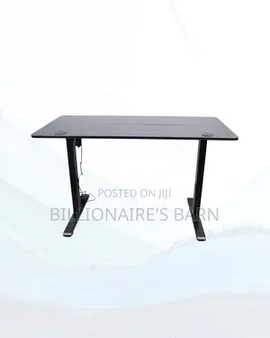 Boost Workflow 1200x600mm Standing Desk Clean Cable-Friendly Workspace