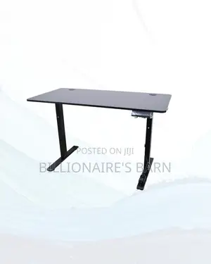 Boost Workflow 1200x600mm Standing Desk Clean Cable-Friendly Workspace