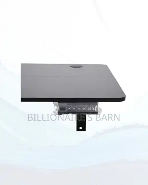 Boost Workflow 1200x600mm Standing Desk Clean Cable-Friendly Workspace
