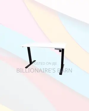 Boost Workflow 1200x600mm Standing Desk Clean Cable-Friendly Workspace