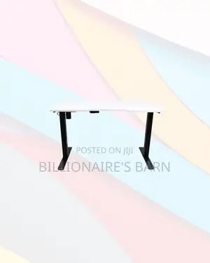 Boost Workflow 1200x600mm Standing Desk Clean Cable-Friendly Workspace