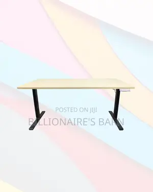 Boost Workflow 1600x800mm Standing Desk Clean Cable-Friendly Workspace