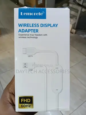 This Is a Lemorele P1000 Wireless Hdmi Screen Mirroring Dongle - White