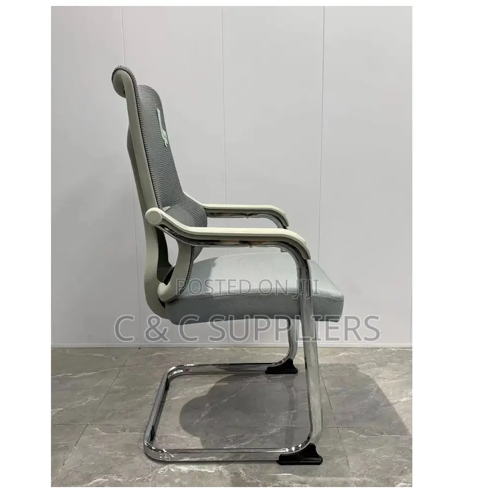 Office Chairs: High-Back Orthopedic Mesh Visitor Seat