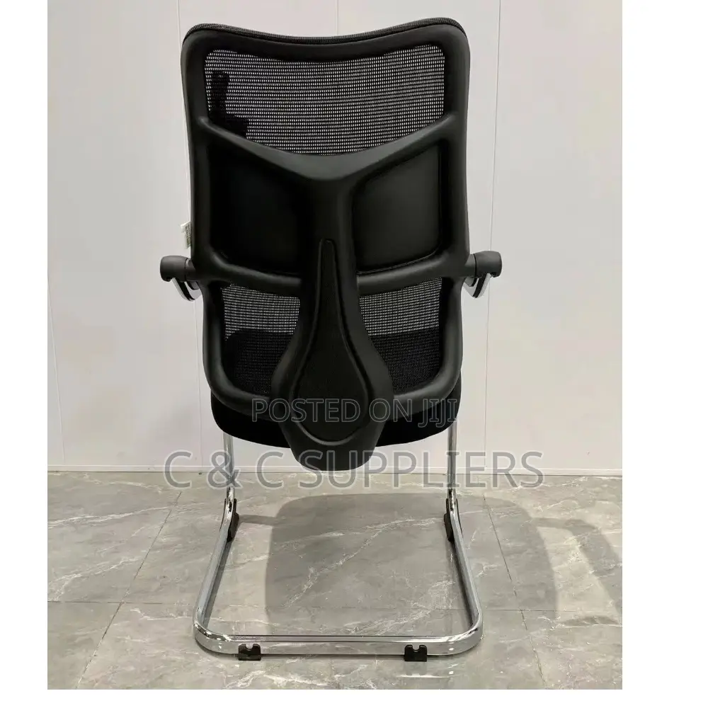 Office Chairs: High-Back Orthopedic Mesh Visitor Seat