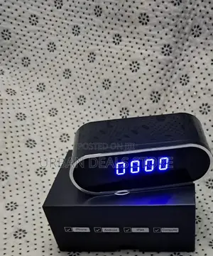 Table Clock Wifi Spy CCTV Camera