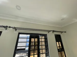 Silver Grey Powder Coated Juakali Curtain Rods