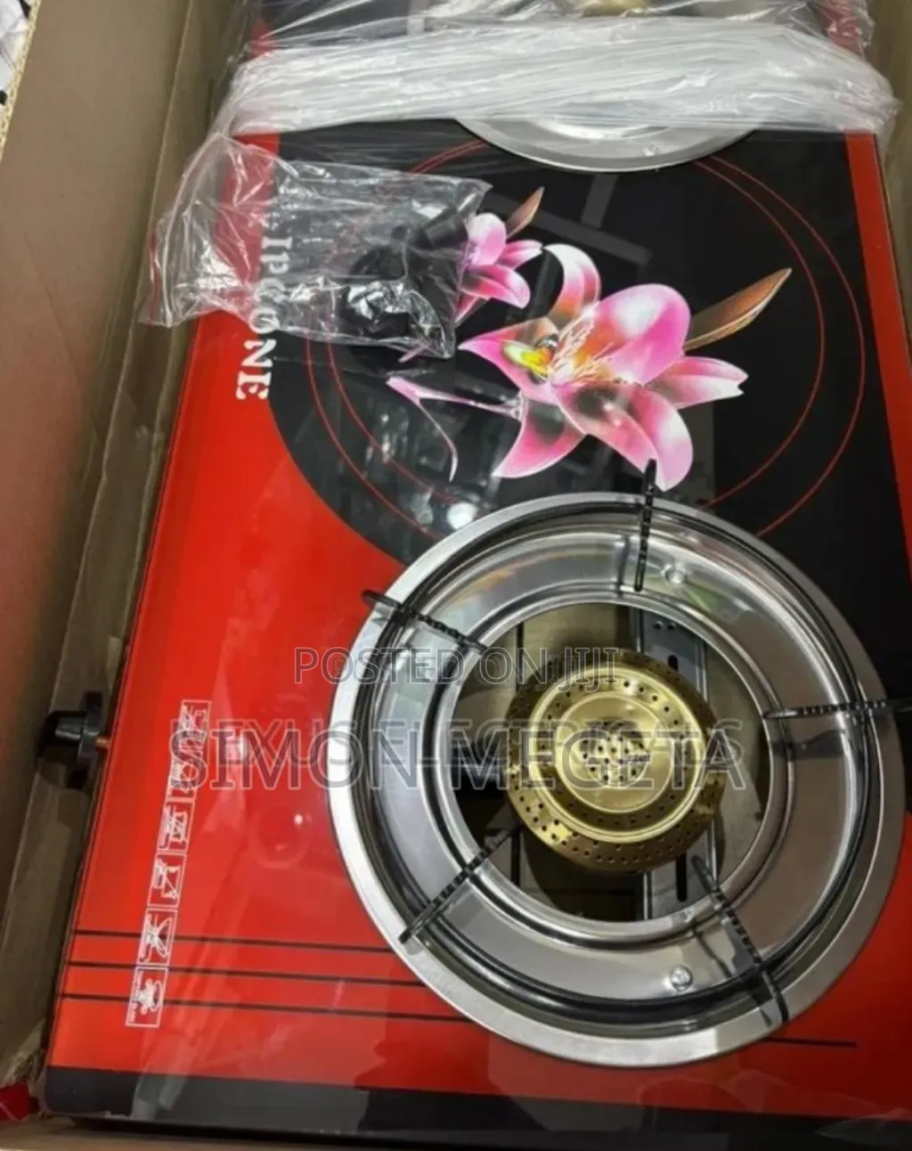 Auto Ignition Ipcone Glass 2burner Cooker