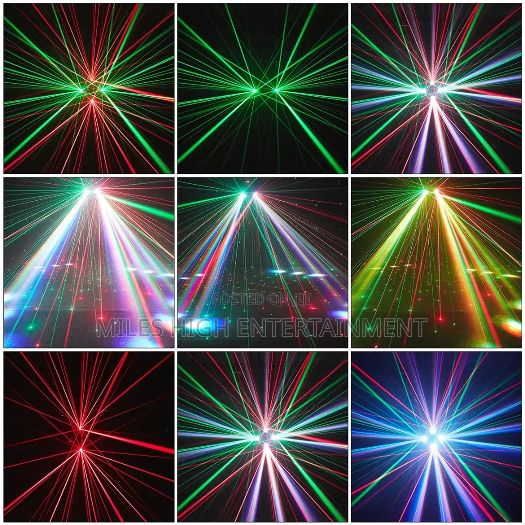 Four Beam Moving Light